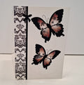 Vintage Pattern Butterfly Blank Greeting Card