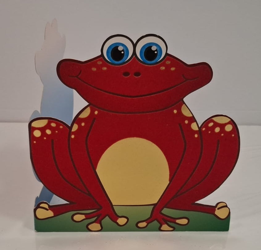 Red Furry Frog Generic Blank Greeting Card