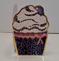 Leopard Cupcake Blank Greeting Card