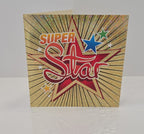 SUPER Star Blank Greeting Card