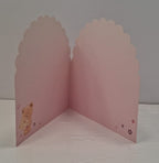 Teddy Baby Girl Blank Greeting Card