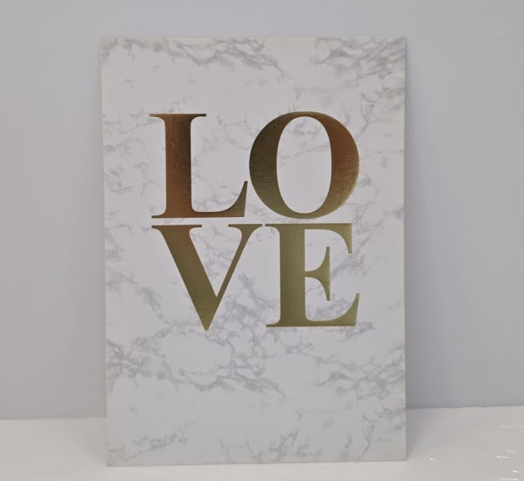 LOVE Marble PostCard