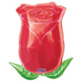 JR SHAPE ROSE BUD FOIL BALLOON - HELIUM Filled