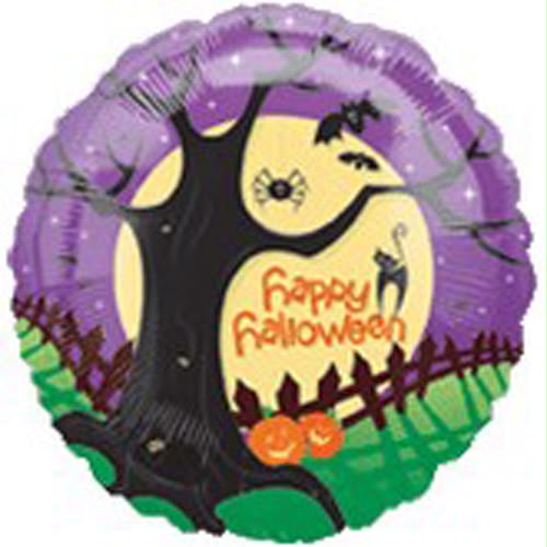 18C SPOOKY HALLOWEEN FOIL BALLOONS HELIUM Filled