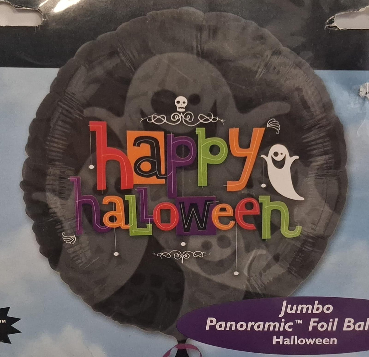 SS HAPPY HALLOWEEN PANORAMIC JUMBO FOIL BALLOONS - HELIUM Filled