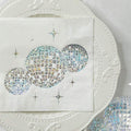 Disco Ball Patterned Disposable Napkins - 10count