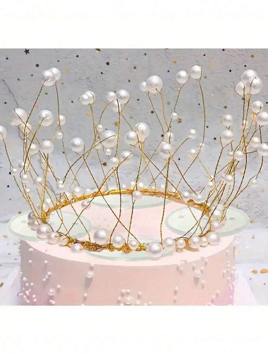Elegant Princess Birthday Cake Topper - 3pcs