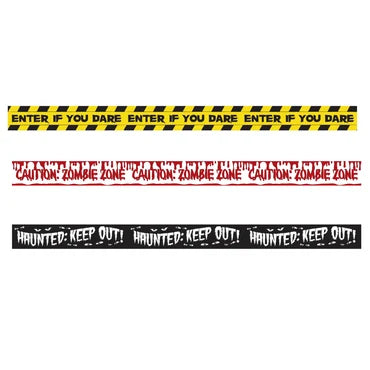 HALLOWEEN FRIGHT PLASTIC BANNERS