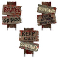 CEMETERY HALLOWEEN SIDEWALK SIGNS