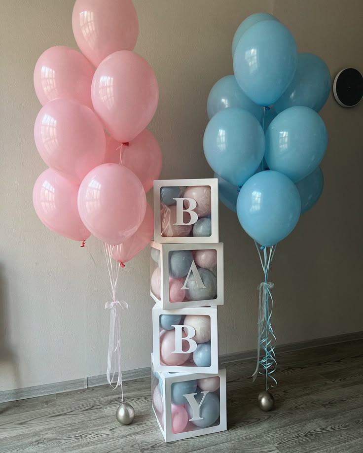 Baby Shower Gender Reveal Balloon Set