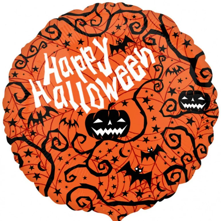 18C CREEPY SILHOUETTE FOIL BALLOONS HELIUM Filled