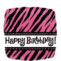 18 OH SO FABULOUS BIRTHDAY SQUARE FOIL BALLOON - Helium Filled