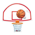 SS BASKETBALL & BACKBOARD FOIL BALLOON - Helium Filled