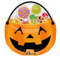 SS PUMPKIN TREATS PAIL FOIL BALLOONS - HELIUM Filled