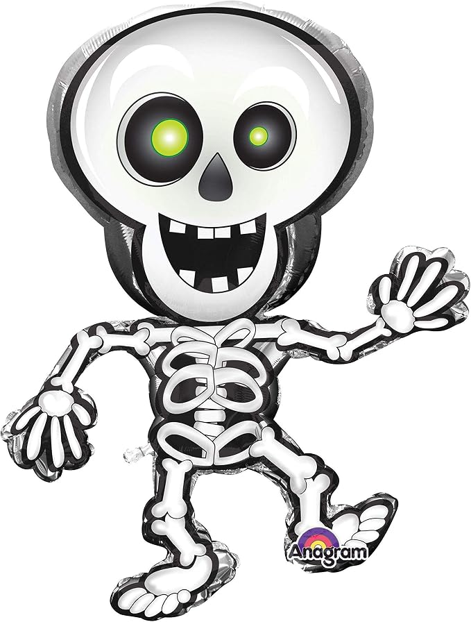 SS DANCING SKELETON FOIL BALLOONS - HELIUM Filled