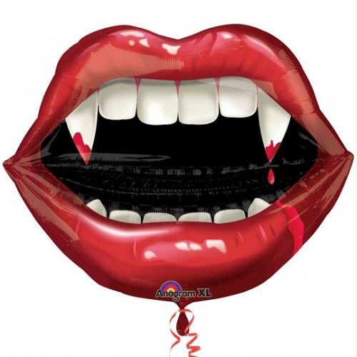 SS FANGTASTIC VAMPIRE FOIL BALLOONS HELIUM Filled