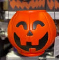 ORANGE PUMPKIN TRICK OR TREAT BUCKET