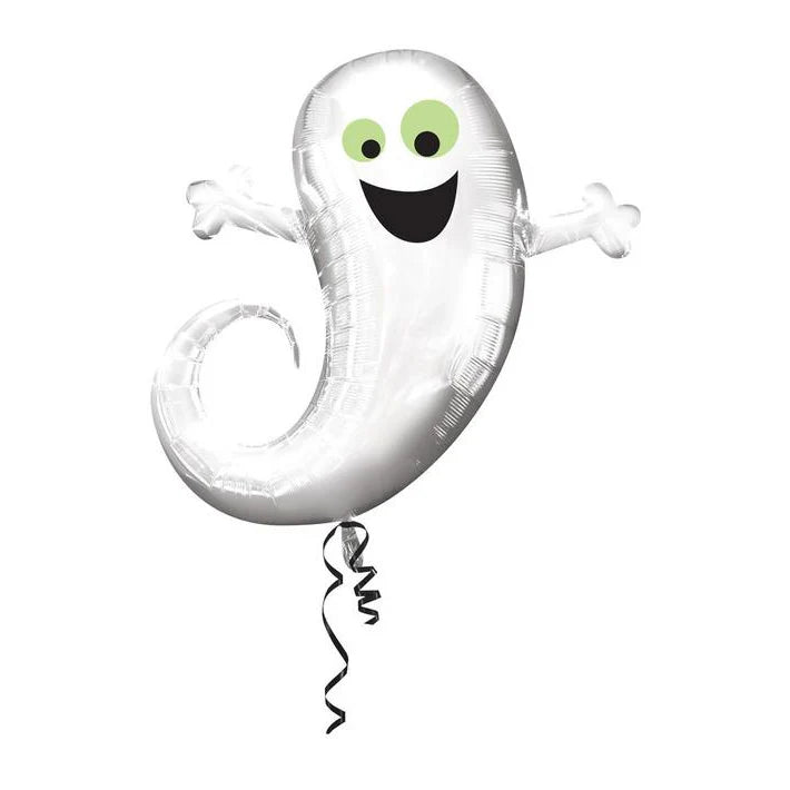 SS HALLOWEEN GHOST FOIL BALLOONS HELIUM Filled