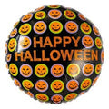 18C HALLOWEEN PUMPKIN FOIL BALLOONS HELIUM Filled