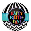 DANCING LINES BIRTHDAY ORBZ FOIL BALLOONS HELIUM Filled