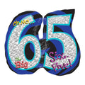 SS OH NO THE BIG 65 HOLOGRAPHIC FOIL BALLOON - Helium Filled