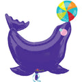 SS CIRCUS SEAL FOIL BALLOON - HELIUM Filled