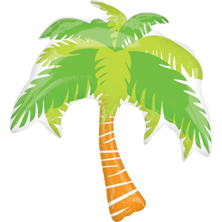 SS SUMMER SCENE PALM TREE FOIL BALLOONS - HELIUM Filled