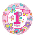 8C SWEET BIRTHDY GIRL FOIL BALLOON - Helium Filled