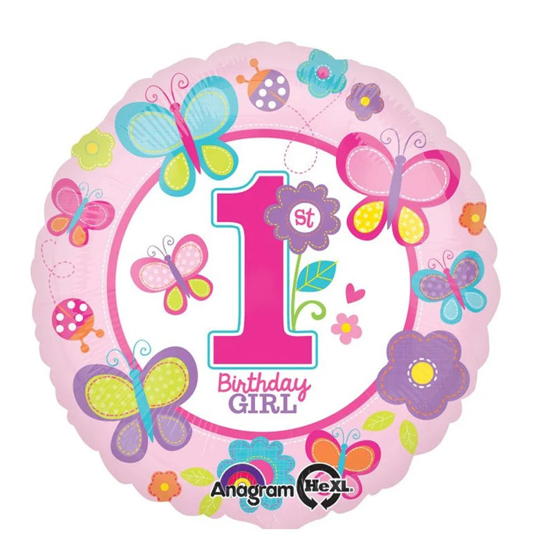 8C SWEET BIRTHDY GIRL FOIL BALLOON - Helium Filled