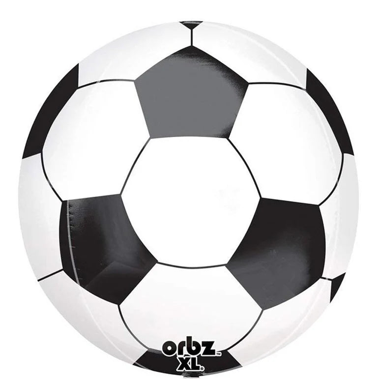 SOCCER ORBZ FOIL BALLOONS - Helium Filled