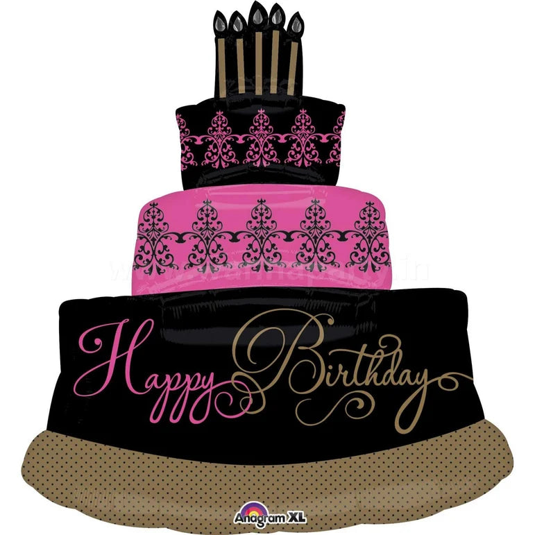 SS FABULOUS CELEBRATION CAKE FOIL BALLOON - Helium Filled