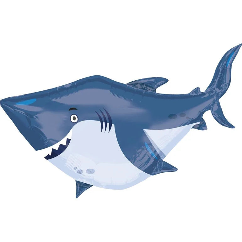SS OCEAN BUDDIES SHARK FOIL BALLOON - HELIUM Filled