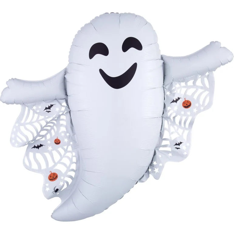 SS GHOST INTRICATES FOIL BALLOONS HELIUM Filled