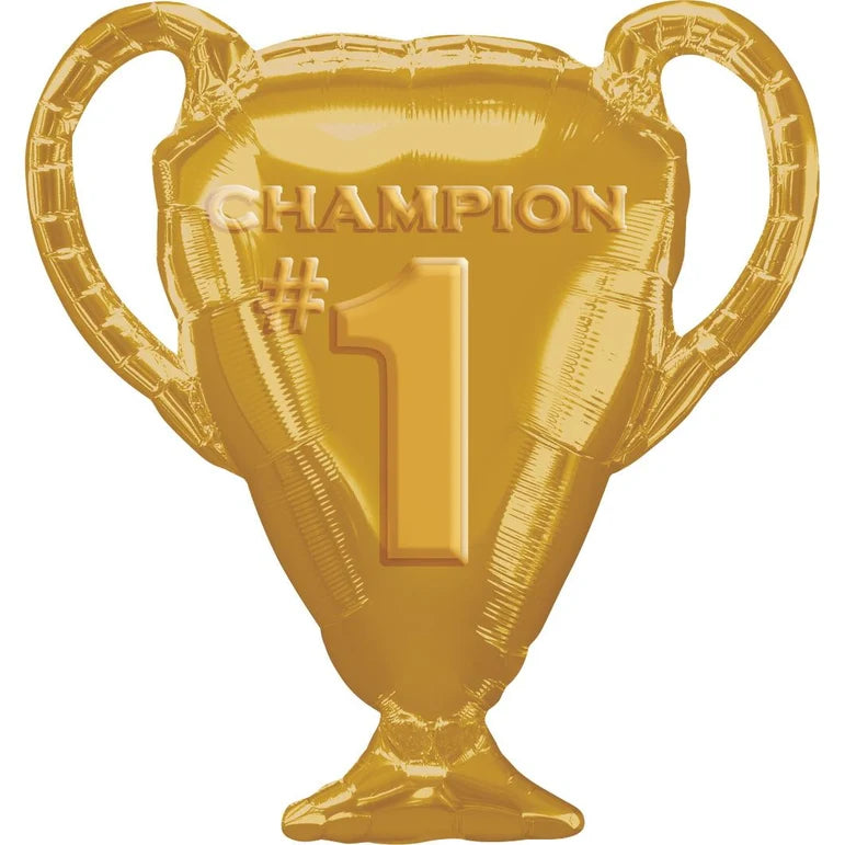 SS GOLD TROPHY FOIL BALLOONS - Helium Filled