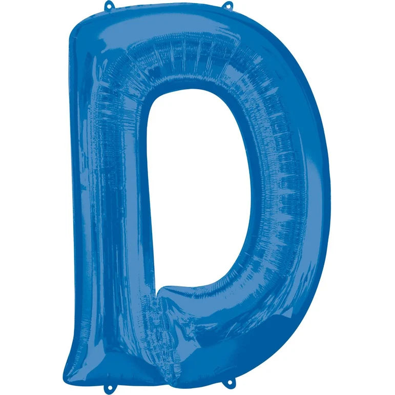 SS LETTER D - Helium Filled