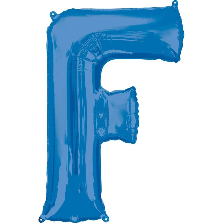 SS LETTER F - Helium Filled