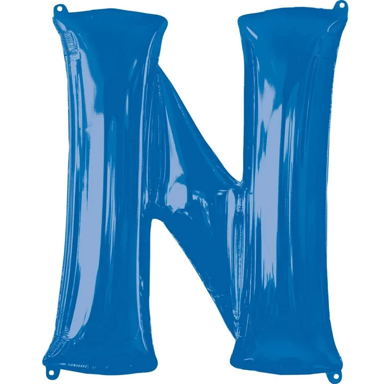 SS LETTER N - Helium Filled