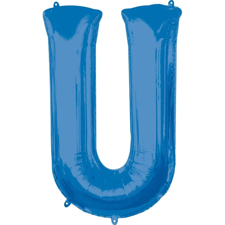 SS LETTER U - Helium Filled