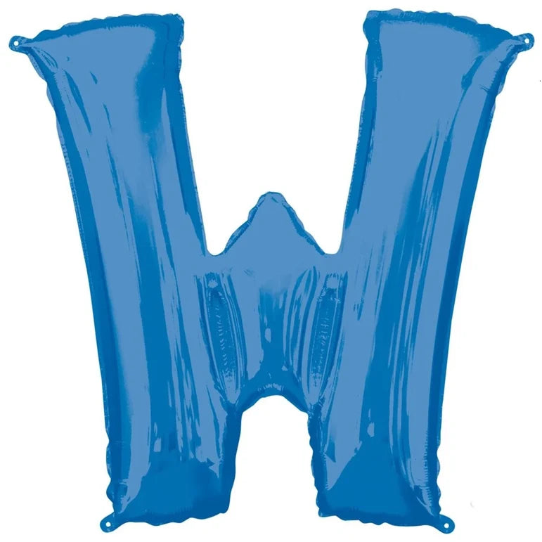SS LETTER W - Helium Filled