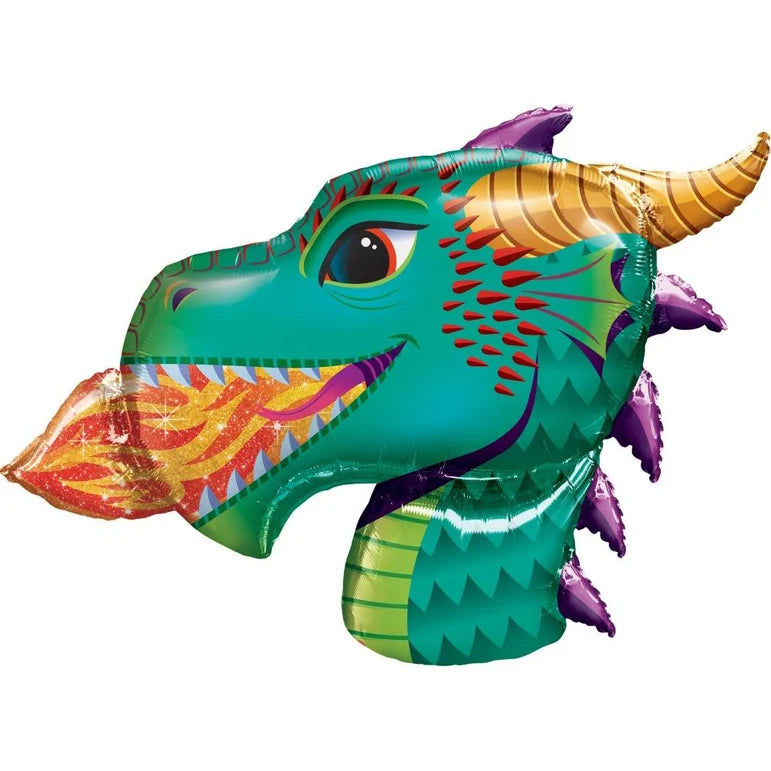SS DRAGON FOIL BALLOON - HELIUM Filled