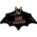 JRSHAPE HALLOWEEN BAT FOIL BALLOONS HELIUM Filled