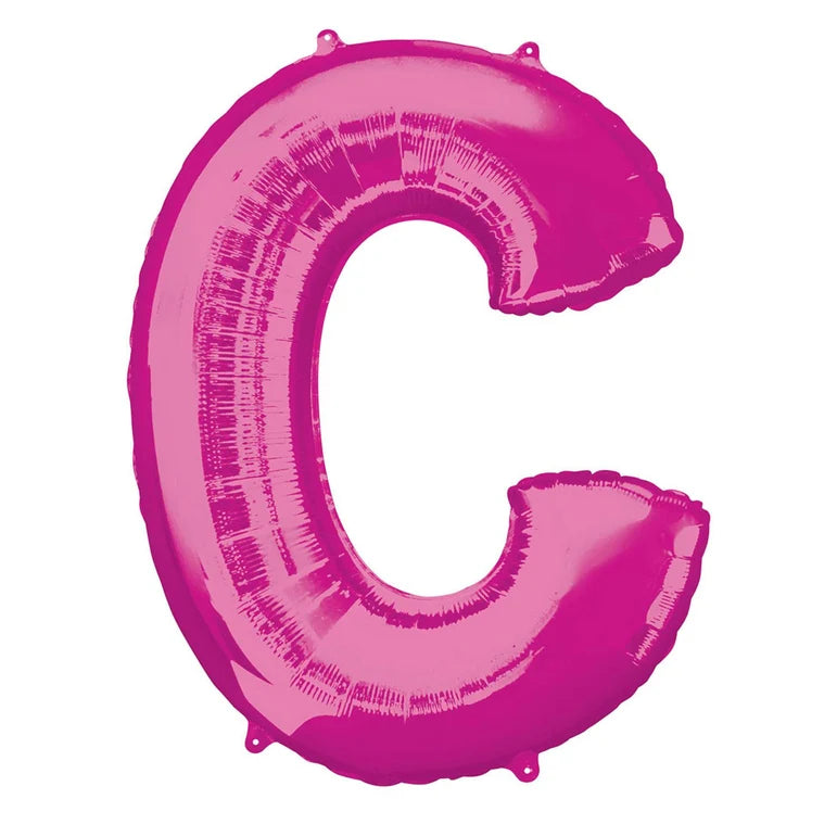 SS LETTER C - Helium Filled