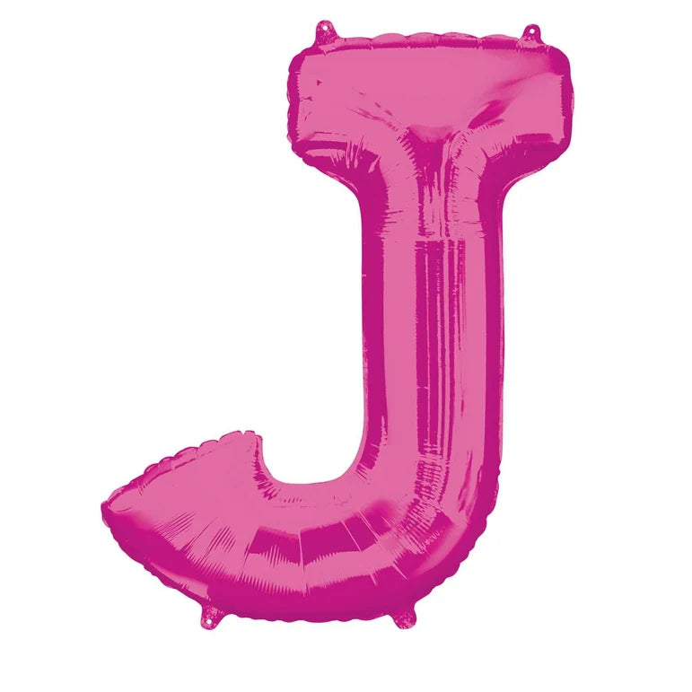SS LETTER J - Helium Filled