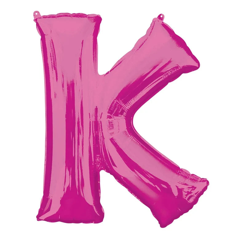 SS LETTER K - Helium Filled