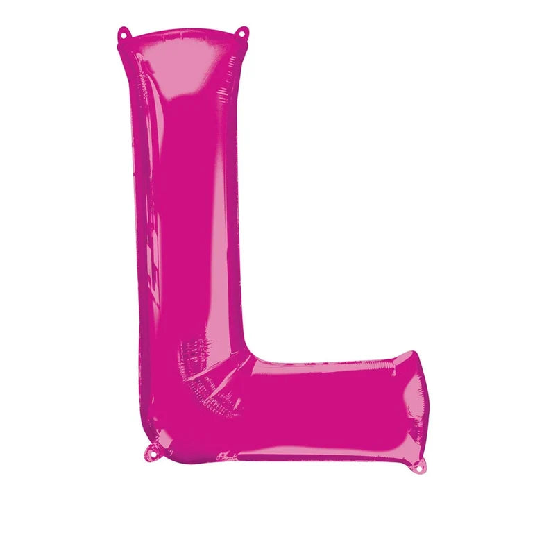 SS LETTER L - Helium Filled