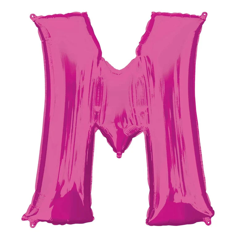 SS LETTER M - Helium Filled