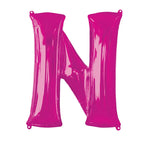 SS LETTER N - Helium Filled