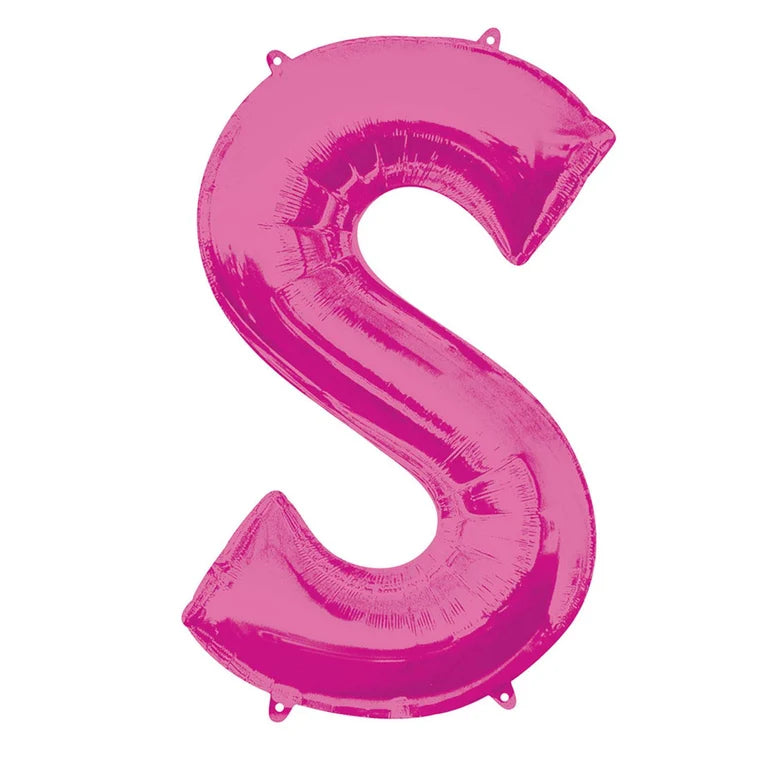 SS LETTER S - Helium Filled