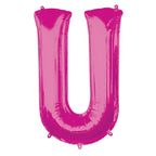 SS LETTER U - Helium Filled