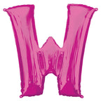 SS LETTER W - Helium Filled